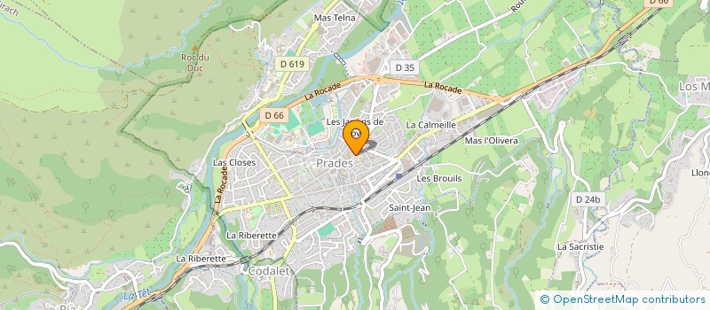 localisation de l'entreprise ELLUL PATRIMOINE ET INVESTISSEMENTS à PRADES