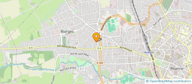 localisation de l'entreprise ELLY  RIORGES