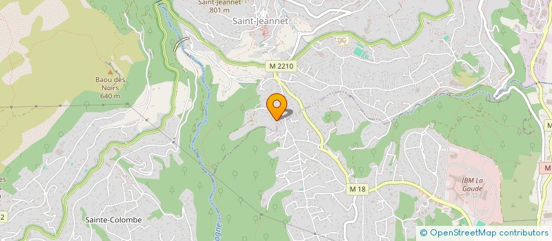 localisation de l'entreprise ELLY  SAINT-JEANNET