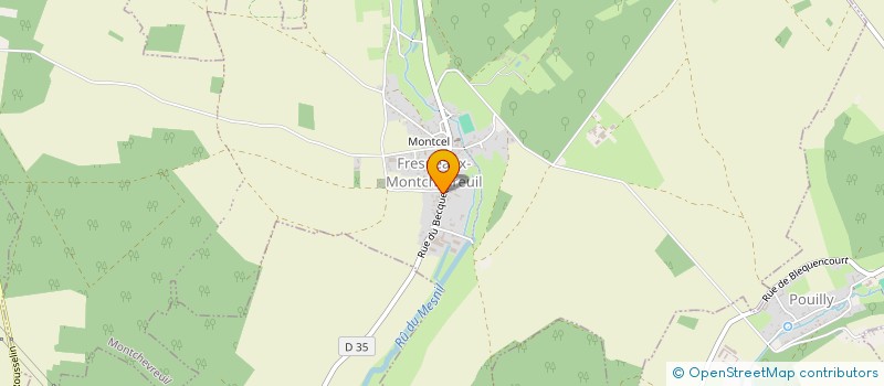 localisation de l'entreprise ELLYA  MONTCHEVREUIL