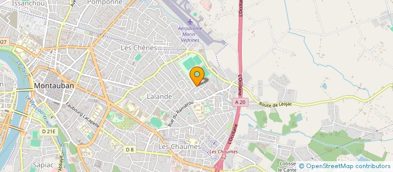 localisation de l'entreprise ELLYCIA  MONTAUBAN