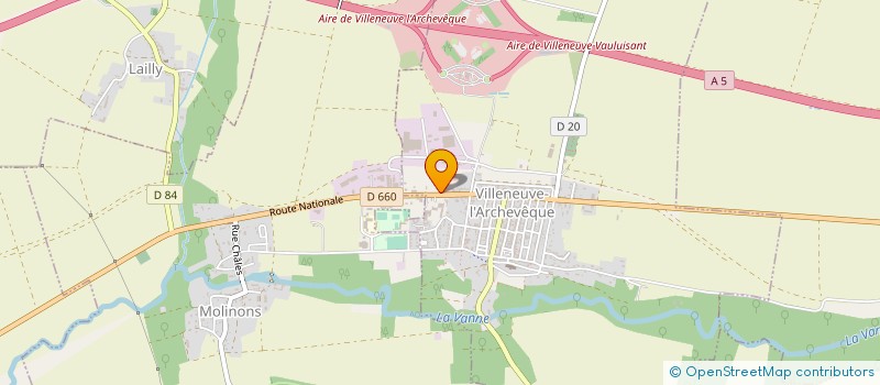 localisation de l'entreprise ELLYDIS  AUXERRE