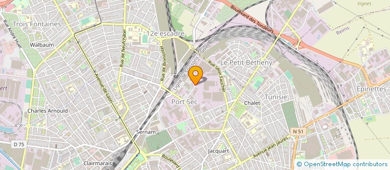 localisation de l'entreprise ELLYOS  REIMS