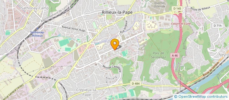 localisation de l'entreprise ELLYS BOX à RILLIEUX-LA-PAPE