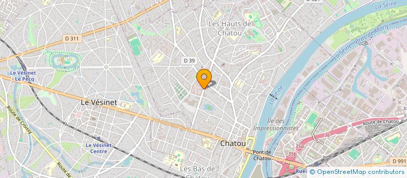 localisation de l'entreprise ELLYTIS AUDIT   EXPERTISE  CHATOU