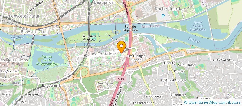 localisation de l'entreprise ELM  TOURS