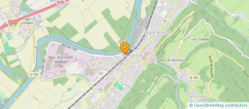 localisation de l'entreprise ELM  VILLARD-BONNOT