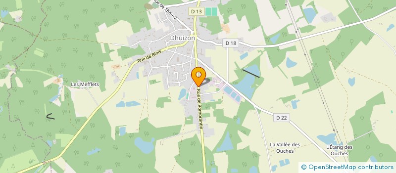 localisation de l'entreprise ELM  DHUIZON