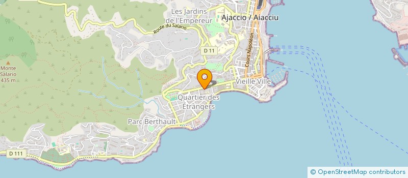 localisation de l'entreprise ELM  AJACCIO