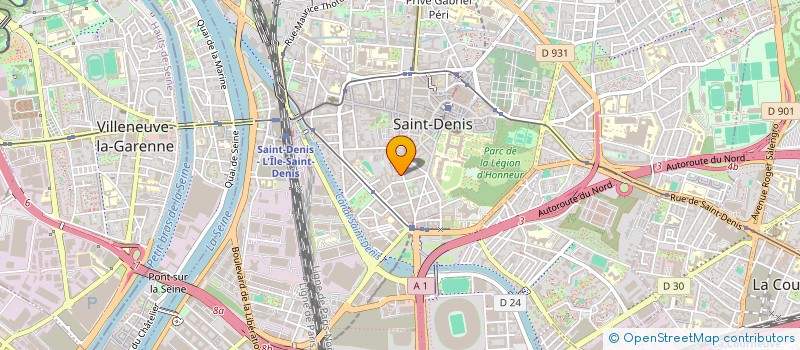 localisation de l'entreprise ELM à SAINT-DENIS