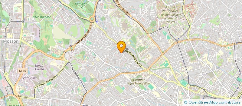 localisation de l'entreprise ELM à MONTPELLIER