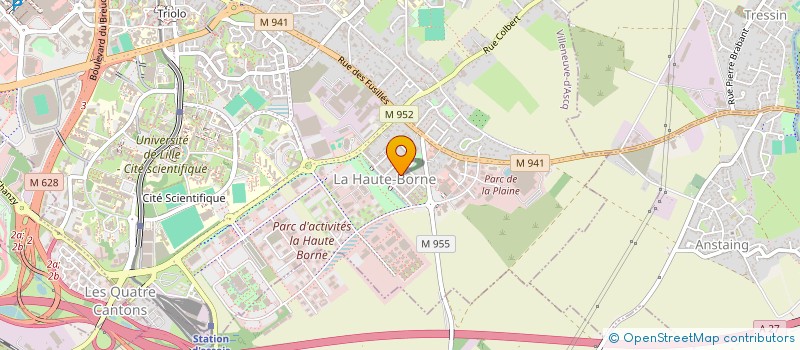 localisation de l'entreprise ELM à VILLENEUVE D'ASCQ