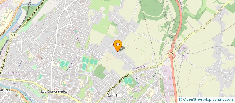 localisation de l'entreprise ELM  BUXEROLLES