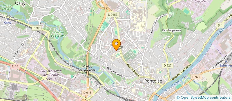 localisation de l'entreprise ELM  PONTOISE