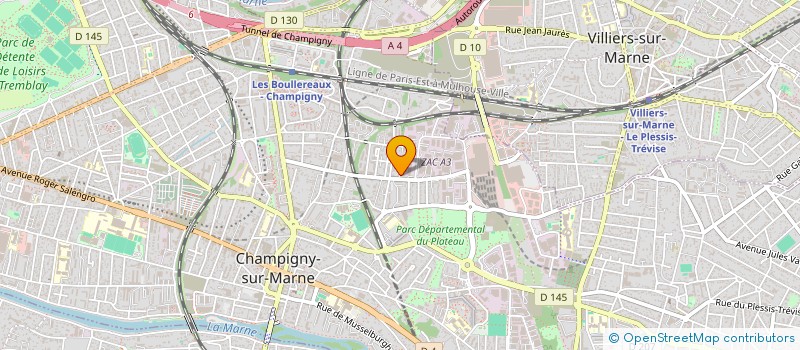 localisation de l'entreprise ELM AUTO  CHAMPIGNY-SUR-MARNE
