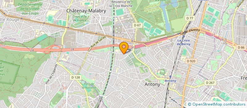 localisation de l'entreprise ELM CONCEPT à ANTONY