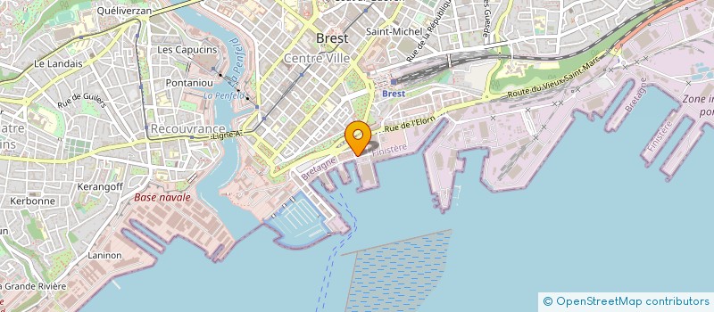 localisation de l'entreprise ELM CONSEILS à BREST
