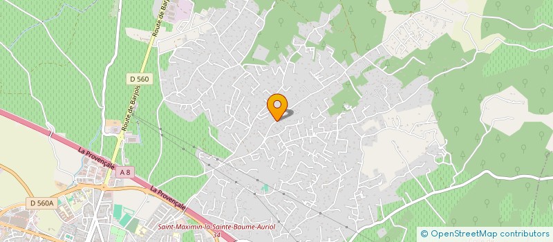 localisation de l'entreprise ELM ELECTRICITE à SAINT-MAXIMIN-LA-SAINTE-BAUME