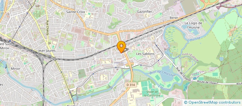 localisation de l'entreprise ELM-ETUDE à LE MANS