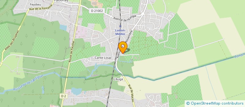 localisation de l'entreprise ELM IMMO  LUDON-MEDOC