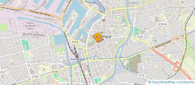 localisation de l'entreprise ELM IMMO à DUNKERQUE