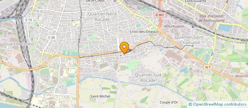 localisation de l'entreprise ELM IMMOBILIER  AVIGNON