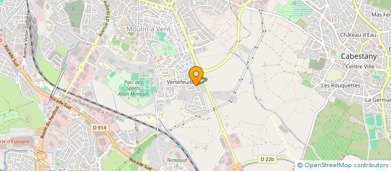 localisation de l'entreprise ELM INVEST à PERPIGNAN