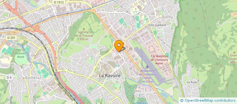 localisation de l'entreprise ELM LOCATION  LA RAVOIRE