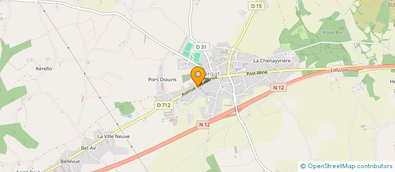 localisation de l'entreprise ELM MACONNERIE TERRASSEMENT  LOUARGAT