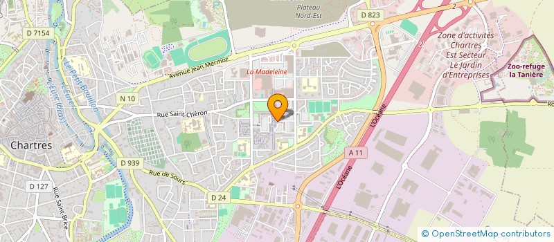 localisation de l'entreprise ELM RENOV à CHARTRES
