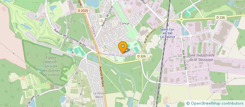 localisation de l'entreprise ELM SERVICES  ORLEANS