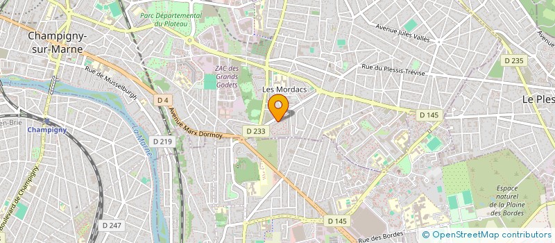 localisation de l'entreprise ELM SERVICES  CHAMPIGNY-SUR-MARNE