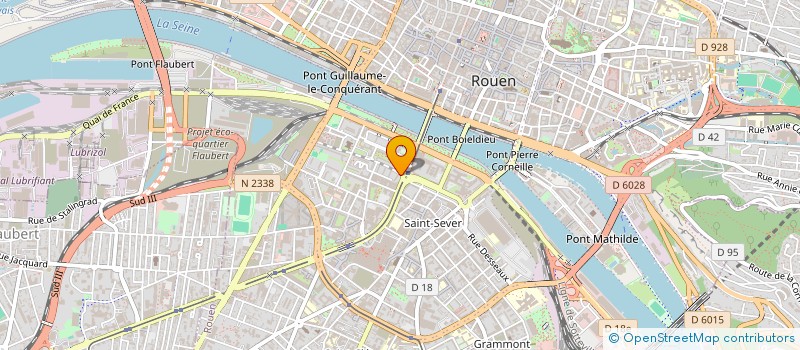 localisation de l'entreprise ELM SERVICES à ROUEN