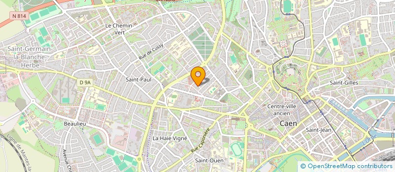 localisation de l'entreprise ELM SINAI à CAEN