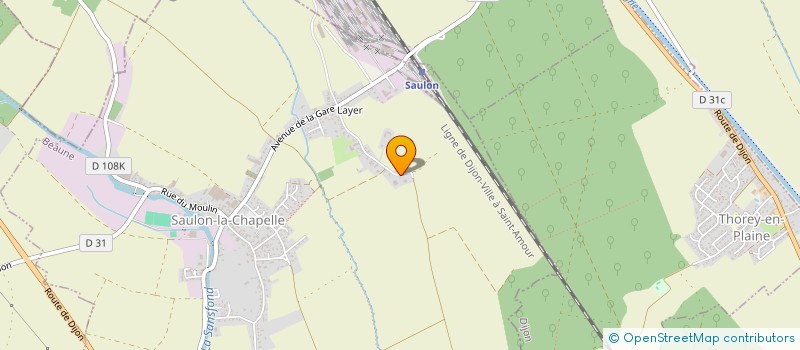 localisation de l'entreprise ELMA  SAULON-LA-CHAPELLE