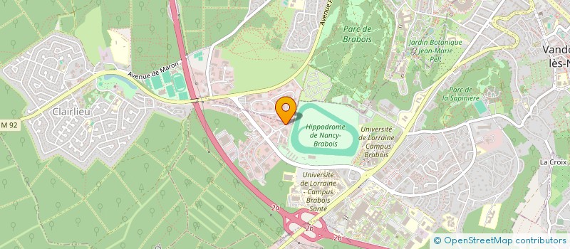 localisation de l'entreprise ELMA  VANDUVRE-LES-NANCY