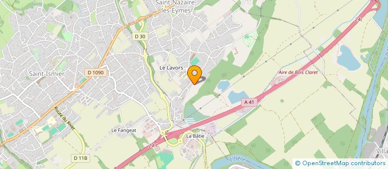 localisation de l'entreprise ELMA  SAINT-NAZAIRE-LES-EYMES
