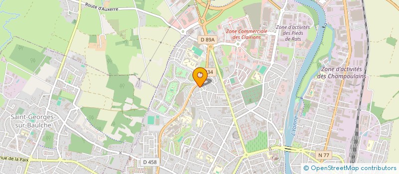 localisation de l'entreprise ELMA à AUXERRE