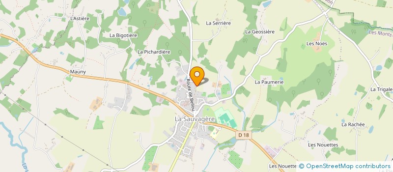 localisation de l'entreprise ELMA à LES MONTS-D'ANDAINE