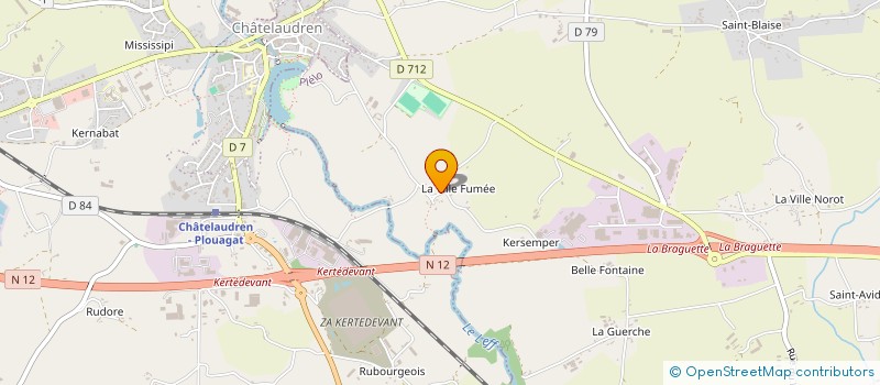 localisation de l'entreprise ELMA à PLELO