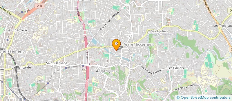 localisation de l'entreprise ELMA à MARSEILLE