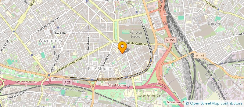 localisation de l'entreprise ELMA  LILLE