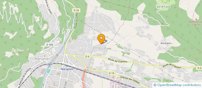 localisation de l'entreprise ELMA  MARIGNIER