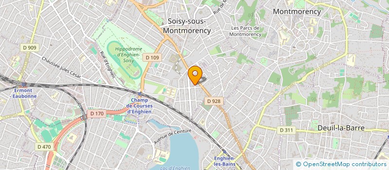 localisation de l'entreprise ELMA à SOISY-SOUS-MONTMORENCY