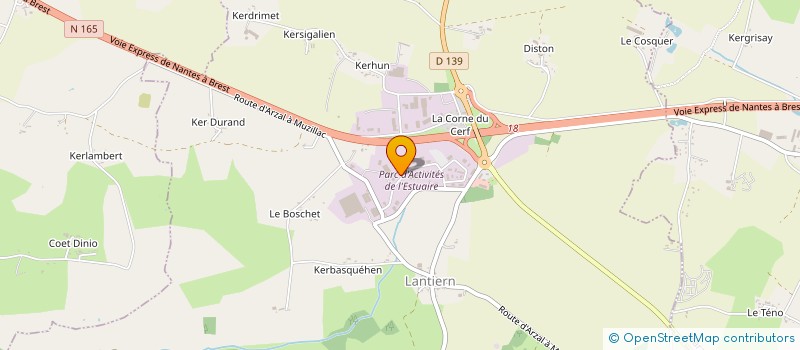 localisation de l'entreprise ELMA  ARZAL