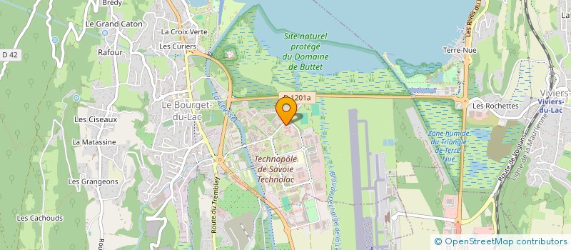 localisation de l'entreprise ELMA.B  LE BOURGET-DU-LAC