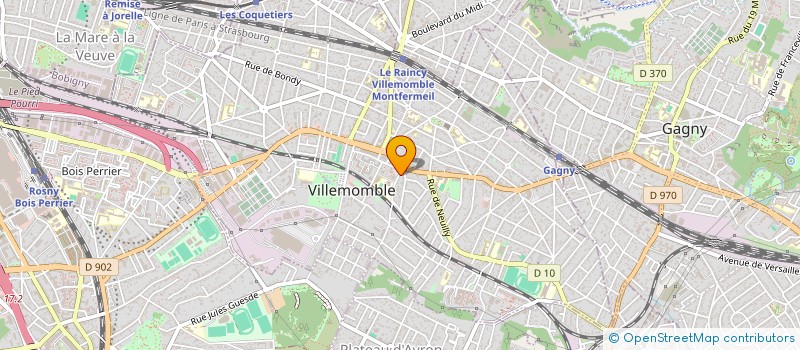 localisation de l'entreprise ELMA & CIE à VILLEMOMBLE