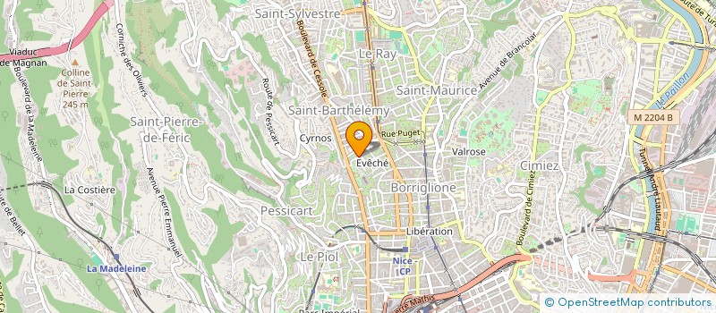 localisation de l'entreprise ELMA CONSEIL à NICE