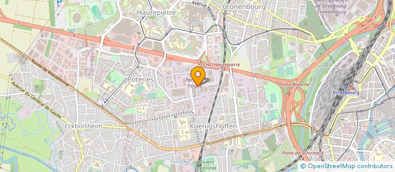 localisation de l'entreprise ELMA ELECTRONIC FRANCE à STRASBOURG