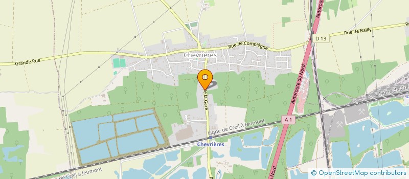 localisation de l'entreprise ELMA.IMMO  CHEVRIERES